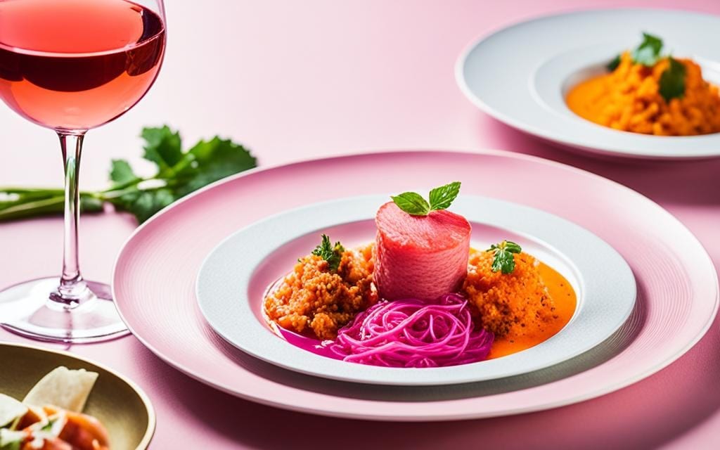 Rosé wine pairing Indian food