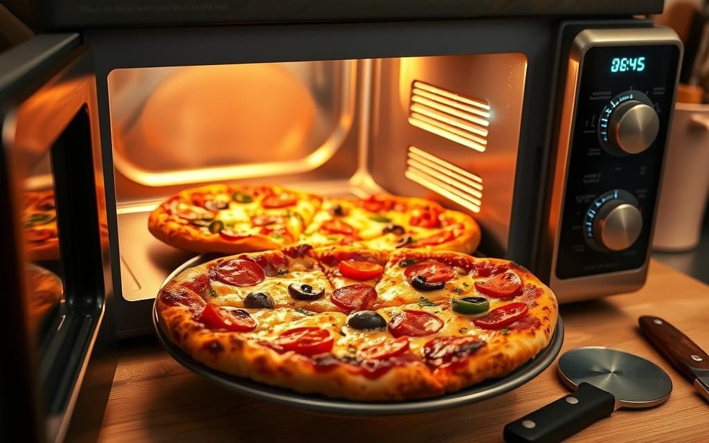 reheating specialty pizzas in microwave