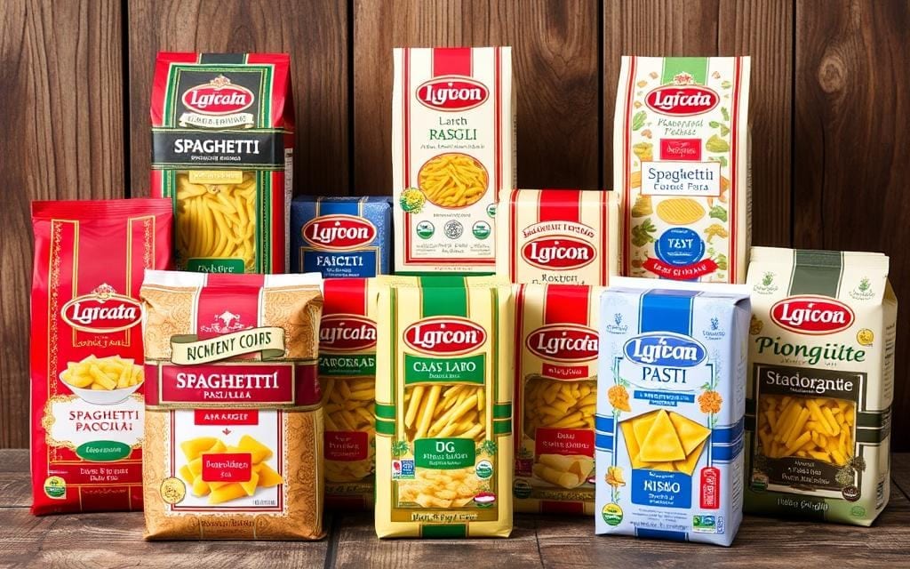 Authentic Italian pasta labels Authentic Italian pasta labels