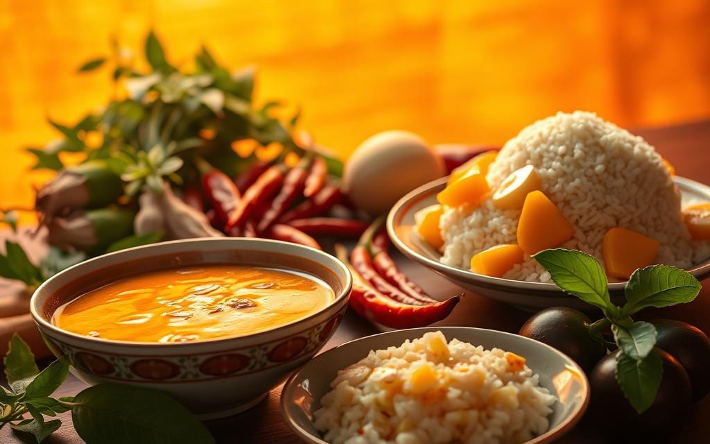 Thai cuisine sweet and heat Thai cuisine sweet and heat