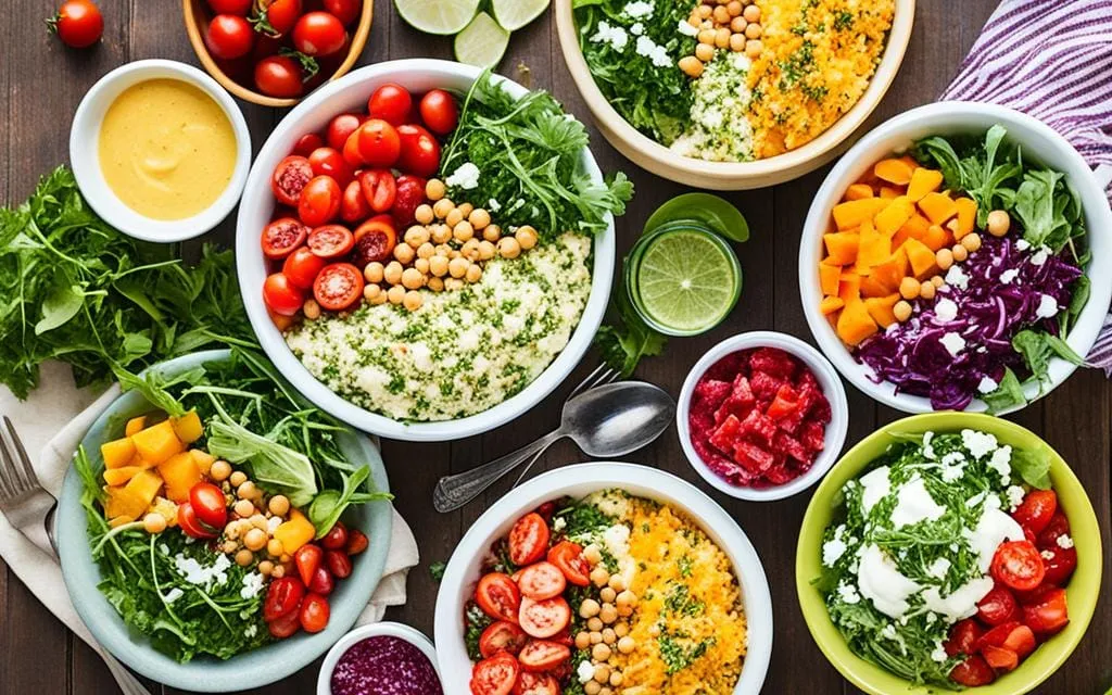 Picnic salads and bowls Picnic salads and bowls