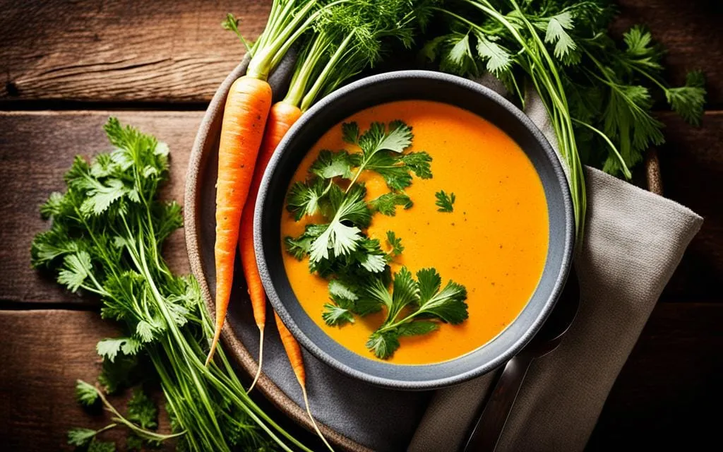 carrot and coriander soup